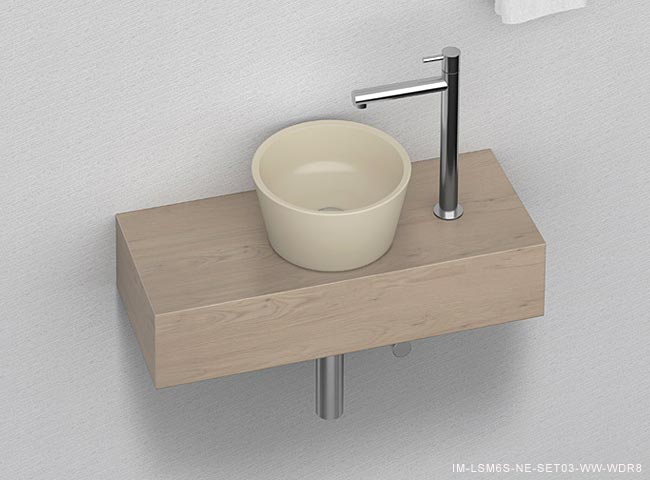 玄関洗面・トイレ手洗いカウンターセット（単水栓） | LSM6S-NE-SET03