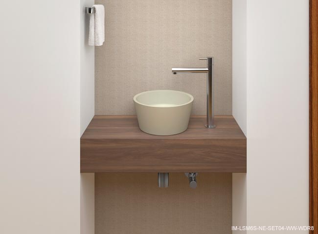 省スペース洗面カウンターと水栓のセット | 置き型手洗い器 | アイエム