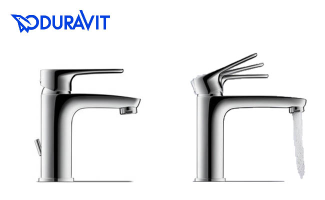 DURAVIT B1 S クロームの洗面混合水栓